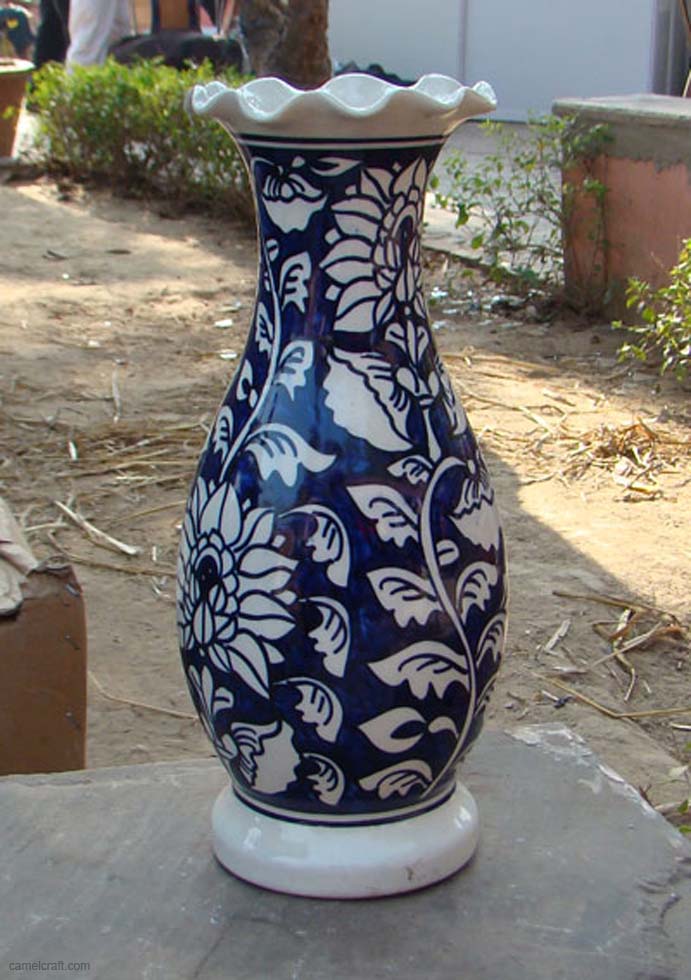 hand-painted-blue-pottery-vase
