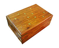 Wooden chocolate box