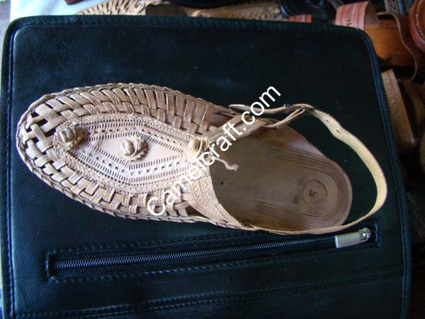 Kolhapuri chappal ladies-boot-natural color